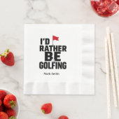 Grappige golfverslaafde quote voor golfverslaafden servet (Insitu)