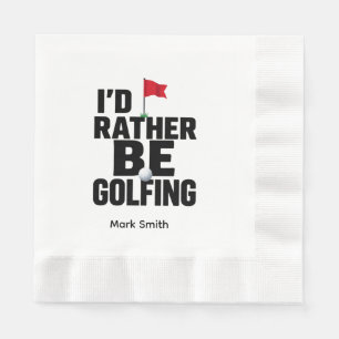 Grappige golfverslaafde quote voor golfverslaafden servet