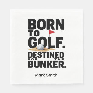 Grappige golfverslaafde quote voor golfverslaafden servet