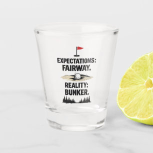 Grappige golfverslaafde quote voor golfverslaafden shot glas