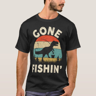 Grappige Gone Fishing-shirt Mannen Vrouwen Jeugd J T-shirt