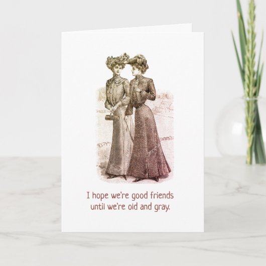 Grappige Good Friends wenskaart Kaart (Voorkant)