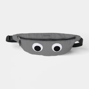 Grappige Googly Eyes Custom Grijs Heuptasje