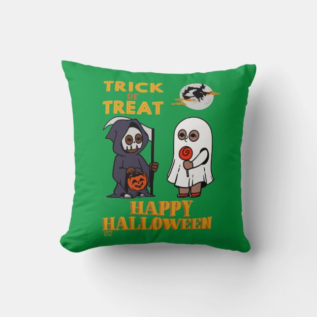 grappige gooikussens "HALLOWEEN 1" Kussen (Voorkant)