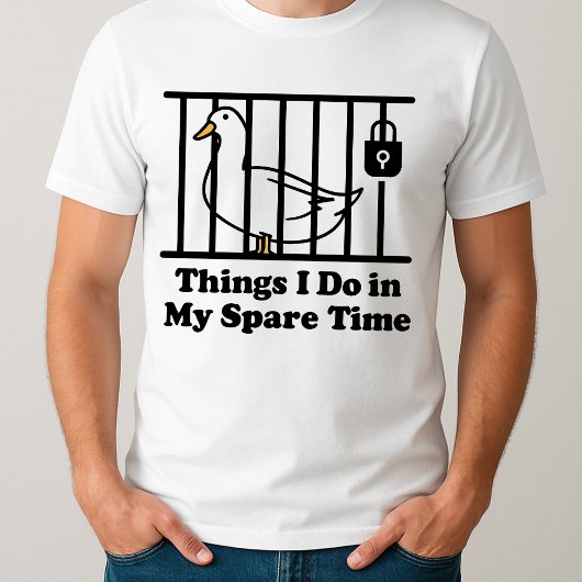 Grappige Goose Meme Sarcastische Humor voor Goose  T-shirt