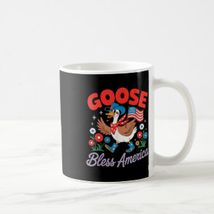 Grappige Goose zegene Amerika Onafhankelijkheidsda Koffiemok