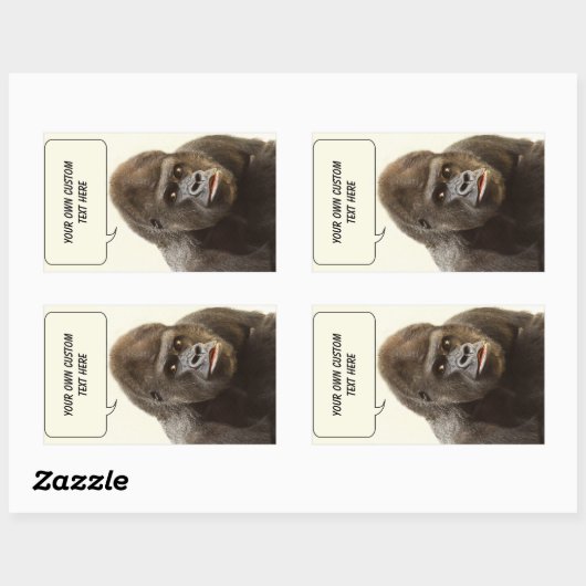 Grappige Gorilla aangepaste stickers (Vel)