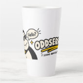 Grappige Gorilla Banaan Telefoon Sticker Latte Mok (Voorkant)
