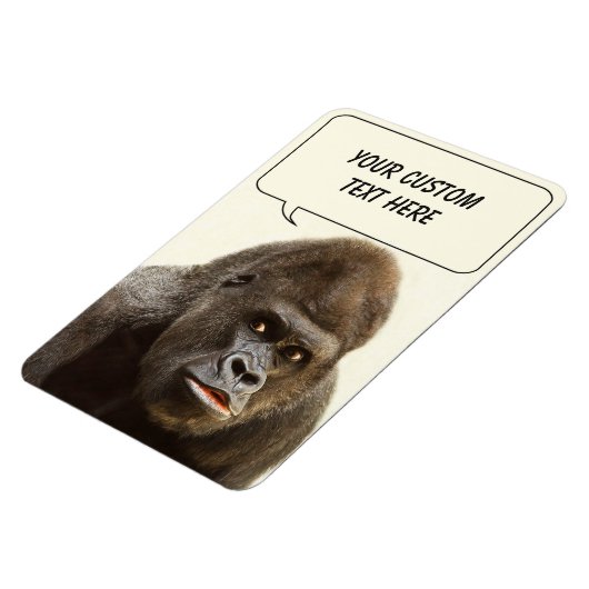 Grappige Gorilla custom magneet (Linkerzijde)