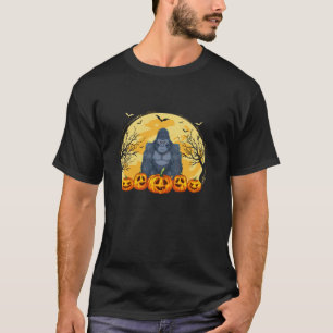 Grappige Gorilla Pumpkins Halloween Kostuum Mannen T-shirt