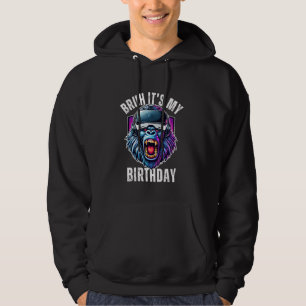 Grappige Gorilla Verjaardag Jongens Volwassen Kind Hoodie