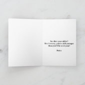 Grappige gorilla viert verjaardag in Oerwoud Kaart (Binnen)