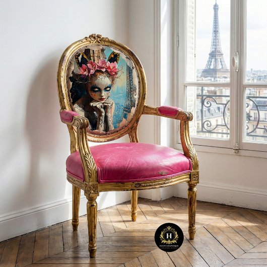 Grappige gotische Parijs Gargoyle Decoupage Tissuepapier