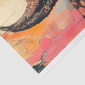 Grappige gotische Parijs Gargoyle Decoupage Tissuepapier (Detail)