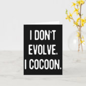 Grappige gotische quote Ontwikkel me niet Cocon Sa Kaart (Gele Bloem)