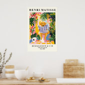 Grappige Goud Retriever Kunst - Hond op Toilet Poster (Keuken)