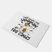 Grappige Gouden Hond Halloween Ghost Spooky Deurmat (Schuin)