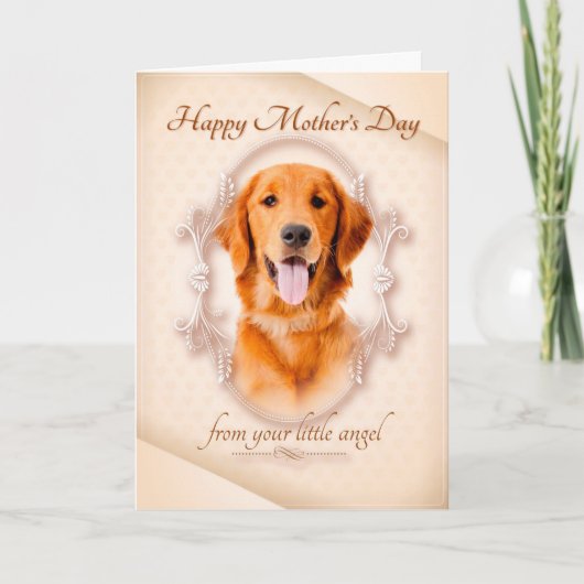 Grappige gouden Moederdag Kaart (Voorkant)