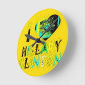 Grappige Gouden mooie Verbazende Hoop Hillary voor Ronde Klok (Hoek)