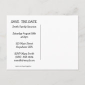 Grappige Gouden Retriever Hond Familie Reünie Aankondigingskaart (Achterkant)