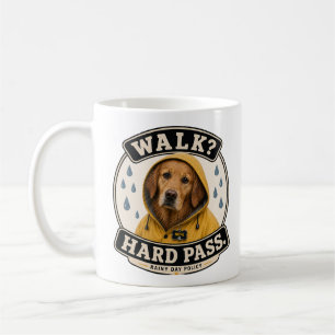 Grappige Gouden Retriever Mok Wandelen? Nee dank