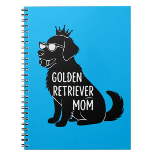 Grappige Goudharige Retriever Moeder Cute Hond m Notitieboek