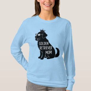 Grappige Goudharige Retriever Moeder   Cute Hond m T-shirt