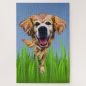 Grappige Goudkleurige Retriever 1014-delige Puzzel Legpuzzel (Verticaal)