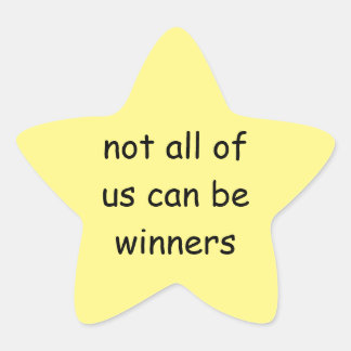 grappige goudstersticker ster sticker