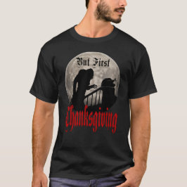 Grappige Graaf Dracula Vampier Thanksgiving Kalkoe T-shirt
