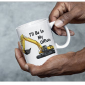 Grappige graafmachine Heavy Equipment Operator Kan Koffiemok