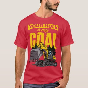 Grappige graafmachine Zware machines Operator 13 T-shirt