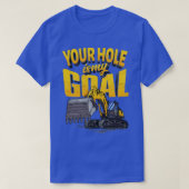 Grappige graafmachine Zware machines Operator 1 T-shirt (Design voorkant)