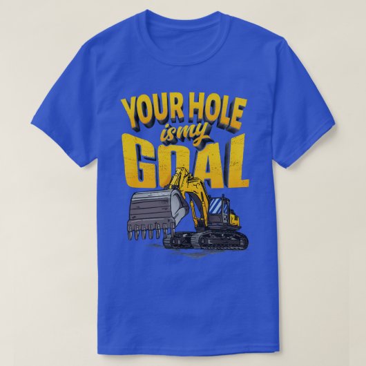 Grappige graafmachine Zware machines Operator 1 T-shirt (Design voorkant)