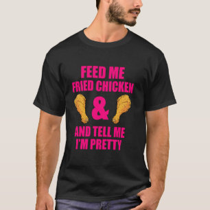 Grappige Graag Gebakken Kip Minnaar Citaat voor Ma T-shirt
