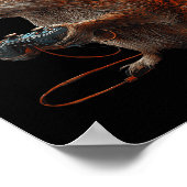 Grappige grafische Capybara-videogames voor gamers Poster (Hoek)