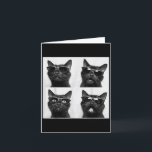 Grappige Grafische Kat Fotohokje Selfie Grappig _5 Kaart<br><div class="desc">Grappige Grafische Kat Fotohokje Selfie Grappig _5</div>