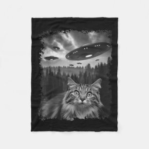 Grappige grafische katselfie met Bigfoot Sasquatch Fleece Deken