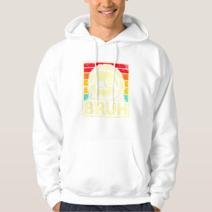 Grappige Grafische Meme Luiaard Bruh voor Jongens  Hoodie