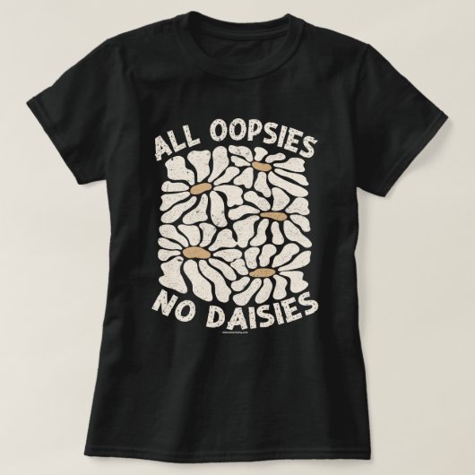 Grappige grafische T-shirt - Alle oepsjes, geen ma (Design voorkant)