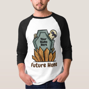 grappige grafsteen met schedel T-Shirt