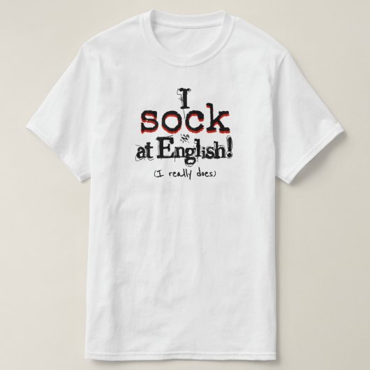 Grappige Grammatica Funny Grammar Nerd T-shirt (Design voorkant)