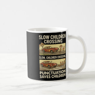 Grappige Grammatica Interpunctie Redt Kinderen Eng Koffiemok