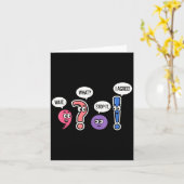 Grappige Grammaticadocent Wacht Wat Stop Ermee Ik  Kaart (Gele Bloem)