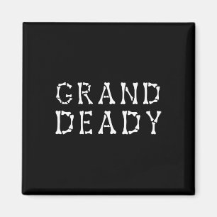Grappige Grand Deady Halloween Mama Dode Halloween Magneet