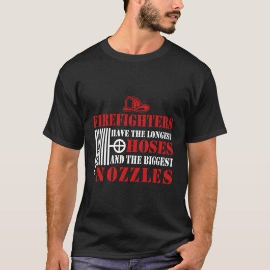 Grappige grap Brandweerman Grootste Slangen Emt Br T-shirt (Voorkant)