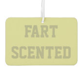 Grappige grap cadeau luchtverfrisser (Achterkant)