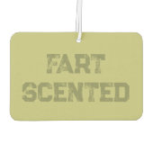 Grappige grap cadeau luchtverfrisser (Achterkant)