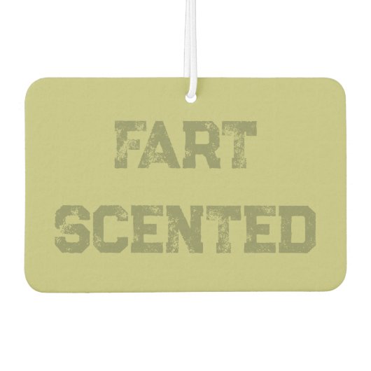 Grappige grap cadeau luchtverfrisser (Voorkant)