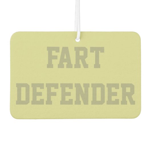 Grappige grap cadeau luchtverfrisser (Voorkant)